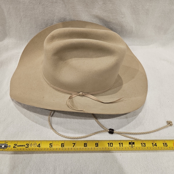 Stetson Retired Ranch Tan Western Cowboy Hat Size 7 1/4 XXXXX SF0575D440 - Picture 8 of 11